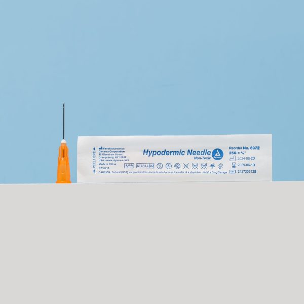 Hypodermic Needles 25g 5/8″