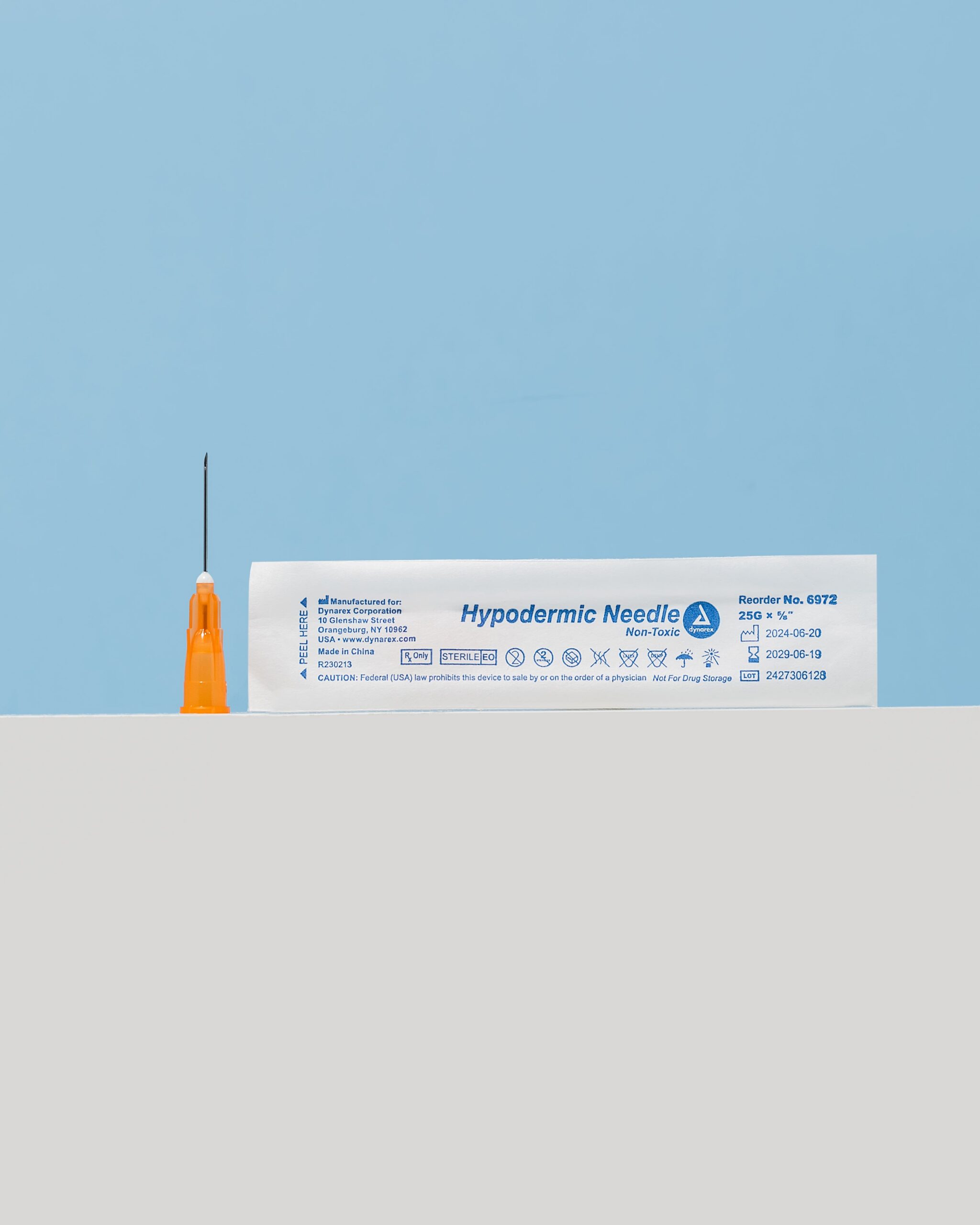 Hypodermic Needles 25g 5/8″