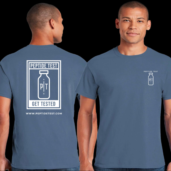 Get Tested! Heavy 100% Cotton Indigo Blue T-Shirt